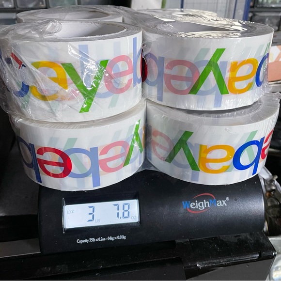 eBay packing tape 8 rolls new - Picture 5 of 5